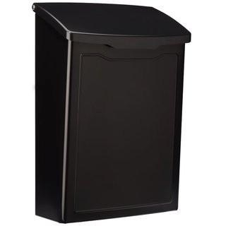Architectural Mailboxes Marina 7 in x 10 in Steel Wall Mounted Mailbox (AMB1135_20411445) - Blk
