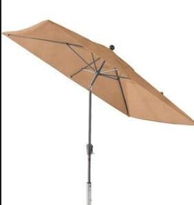Breakwater Bay Wiechmann 9'x 8' Market Sunbrella - Wheat