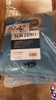 Sun Zero Lichtenberg - 40" x 84" - Grommet Panel - Dk Teal Green