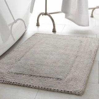 Laura Ashley Home Ruffle Cotton Bath Rug (LBA3733_20271900) -Cream