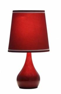 OK-816 Contempo Mini Touch Lamp - 14.75" H - Burgundy