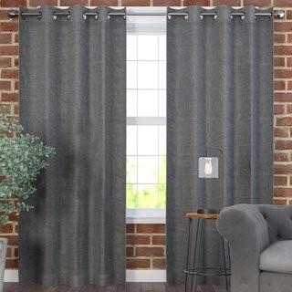 Trent Austin Design Molly Solid Color Blackout Thermal Grommet Curtain Panels (TRNT9583_32737513_32737514) - 52" x 108"
