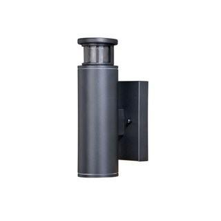 Latitude Run Bulgera 4.5" LED 1-Light Outdoor Wall Lantern (LTDR4670_22628594) - Blk - set of 2