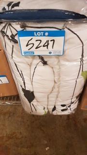 Perry Ellis America - Full/Queen Comforter Set - Asian Lily Blk