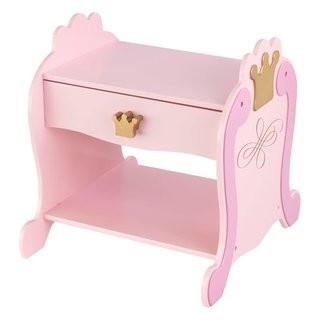 KidKraft Princess 1 Drawer Nightstand (KK1001)