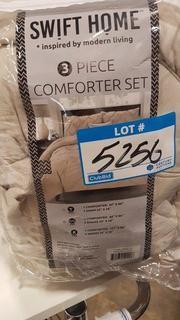 Red Barrel Studio Fulgham Comforter Set (RBSD3317) - Full/Queen - Taupe