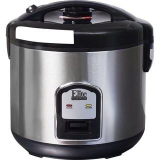 Elite by Maxi-Matic Platinum 20 Cup Stainless Steel Rice Cooker (MXMT1001)