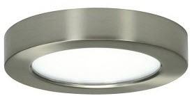 Satco 5 1/2" Flush Mount - Brushed Nickel LED Light - S9321