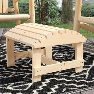 Loon Peak Chaney Bear Chair Ottoman Pine (LNPK8428)