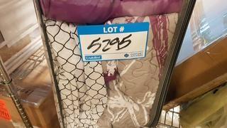 Latitude Run Eliza Complete Coverlet and Cotton Sheet Set (LATR3858_19193250) - Purple - Queen