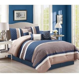 Andover Mills Marengo 7 Piece Comforter Set (ANDV2226_24102506_24102503) - King