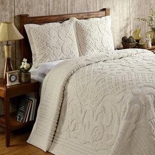 Alcott Hill Kirkwall Bedspread (ALCT4601_16287211_16287209) - Queen - Ivory