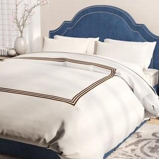 The Twillery Co. Allende Linen Duvet Cover (CHMB1228_21419435_21419437) - Queen - Cream