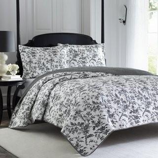 Laura Ashley Home Amberley Reversible Quilt Set by Laura Ashley Home (LBA1424_7300761_27087328) - Full/Queen
