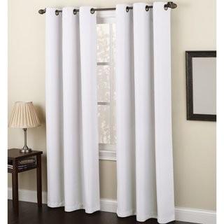 No. 918 Millennial Montego Grommet Single Curtain Panel (LCTN1152_29906574_27373613) - White - 48" x 95" - 4 pcs