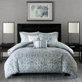 Willa Arlo Interiors Hitesh 6 Piece Duvet Cover Set (WLAO3754_24747109_24747112) - Grey - King