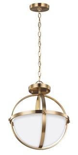Seagull Lighting - 2-light Semi-Flush Convertible Pendant - 7724602-848