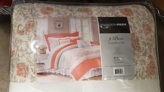 MAdisonPark - 9 pc Comforter Set - Queen - MP10-2793