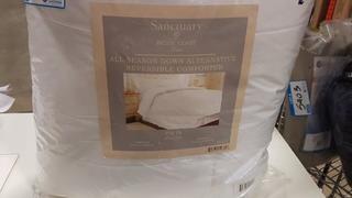 Alwyn Home Down Alternative Reversible Comforter (ANEW1682_21401432_21401445) - Navy - Queen