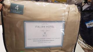 Amrapur Overseas Inc. Italian Hotel 1000 Thread Count Sheet Set (AMRA2702_18388700_18413386) - King - Taupe