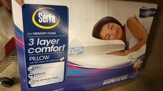 Serta 3 Layer Comfort memoery foam pillow