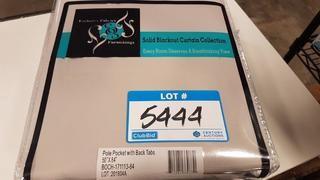 Smokey Cream Blackout Curtain - 50" x 84" - 2 Sets