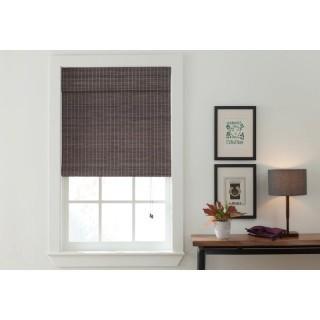 Top Blinds Privacy Gray/Brown Roman Shade (TPBS1101_21011093)