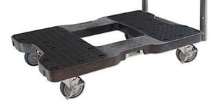 SNAP-LOC Push Cart Dolly, Black
