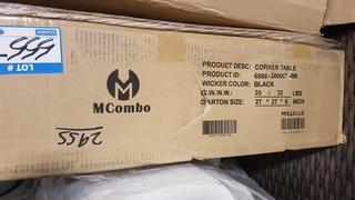McCombo Corner Table - 6088-2000CT-BK