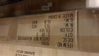 Best Maste Furniture - Queen Headboard - 10180 - Silver