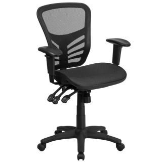 Symple Stuff Wyona Mid-Back Mesh Desk Chair SYPL5880) - Blk