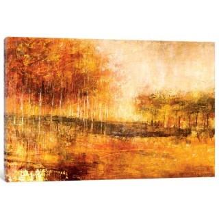 East Urban Home 'This Coming Fall' Painting Print on Canvas (ESUR9558_20931426) - 8" x 12" 