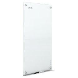 Quartet Glass Dry Erase Board, Whiteboard/White Board, 8' x 4', Frosted Surface, Non-Magnetic, Frameless, Infinity - G9648F-A