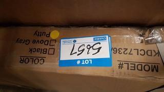 Quick Assembly 72 in. H x 12 in. W x 18 in. D Putty Steel Single Tier Locker