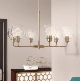 Langley Street Maria 6-Light Shaded Chandelier (LGLY6112_24121500) 