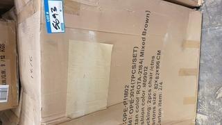 Brown Rattan High Back Patio Chair (OPE-3014) - 10 Chairs 