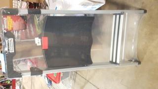 Benchmark - 38" - 2 Step Alum. Step Ladder - w/Oversized TopPlatform & Self Locking Latch (CB10-163)