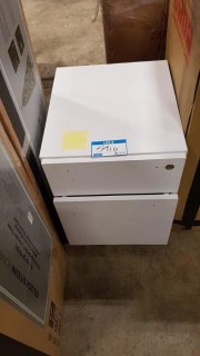 White 2 Drawer Night Table