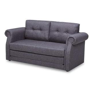 Andover Mills Rensselaer Sleeper Loveseat (ANDO7563_21189357) - DK Grey