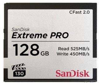 SANDISK 128GB PRO CFAST 2.0 525MBS 3500X