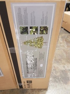 GlucksteinHome 7ft Pre-Lit Quick Set Pomona Tree