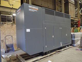 2018 Generac SG300 300kW 340/647V 3-Phase Skidded Standby Natural Gas Genset. Zero Hrs. SN 3002716405. **NEW AND UNUSED**