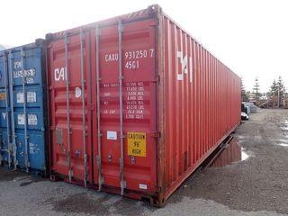 40' Sea Container w/ Wooden Shelving. **NOTE: CANNOT BE REMOVED UNTIL NOV. 6/18**