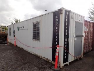 40' Sea Container Job Site Office.