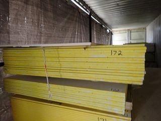 Lot of Approx. 24 Sheets 5/8"x4'x8' Densglass Fireguard Sheathing Type X Fire Resistance Classification OGG Gypsum Board. **LOCATED IN SEA CAN LOT 56. MUST BE REMOVED BY 3PM NOV. 5/18**