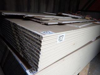 Lot of Approx. 20 Sheets 1/2"x9' CertainTeed Easi-Lite Gypsum Board. **LOCATED IN SEA CAN LOT 58. MUST BE REMOVED BY 3PM NOV. 5/18**