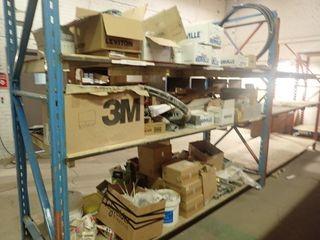 Contents of Shelving w/Asst. Electrical Including Breakers, Light Fixtures, Boxes, etc. 