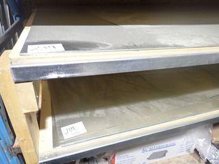 Lot of Approx. 9 Sheets 26 gauge and Approx. 7 Sheets 28 gauge Galvanized Metal. 