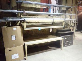 Lot of Single Sided Cantilever Storage Unit and Storage Cabinet 