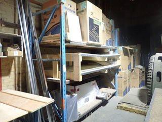 Lot of 2 Sections Pallet Racking. **NOTE: CROSSBEAMS WELDED**